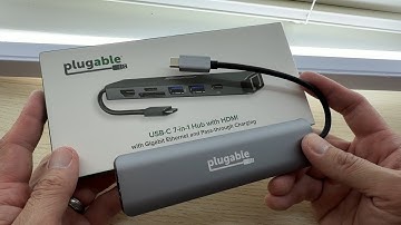 WORTH IT? Plugable 7 in 1 USB C Hub Multiport Adapter with Ethernet!