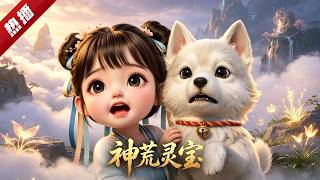 MULTI SUB《神荒靈寶》一個被判定為廢物的青年，卻意外撿到一個自稱來自未來的萌寶女兒。女兒的小手一指，便能洞悉萬物弱點，預知未來危機… #AI #漫劇 #動漫 #無盡動漫社 screenshot 3