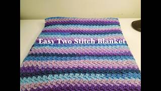 Easy Beginner Crochet Blanket - Suzette Stitch