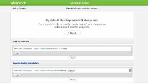 Infusionsoft Appointment Reminder Campaign & SMS Text Alerts | Call Loop