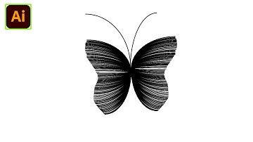 How to create beautiful butterfly using arc tool for beginners | Adobe Illustrator Tutorial | #viral