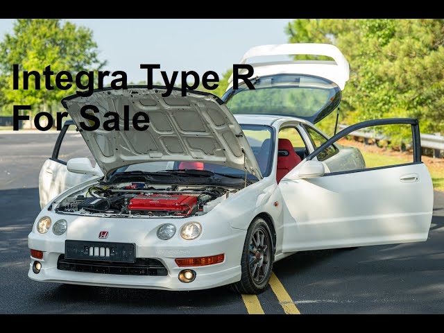 1998 Honda Integra Type R Walk Around Start Up Exhaust Championship White  For Sale Car Cave USA - YouTube