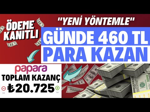 YENİ YÖNTEMLE GÜNDE 460 TL PARA KAZAN 🤑 ( Ödeme Kanıtlı ) - İnternetten Para Kazanma 2022