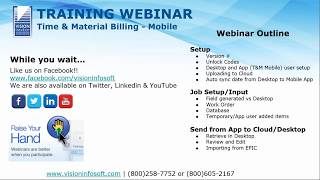 Training Webinar: Introduction to T&M Mobile screenshot 1