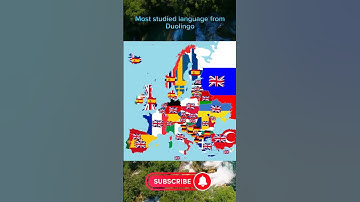 Most studied language from Duolingo