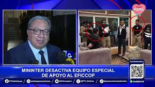 Gobierno de Dina Boluarte desactiva equipo especial de la Policía que apoyaba al Eficcop