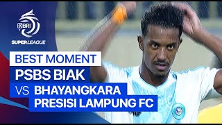 Best Moment PSBS Biak vs Bhayangkara Presisi Lampung FC  | BRI Super League 2025/26