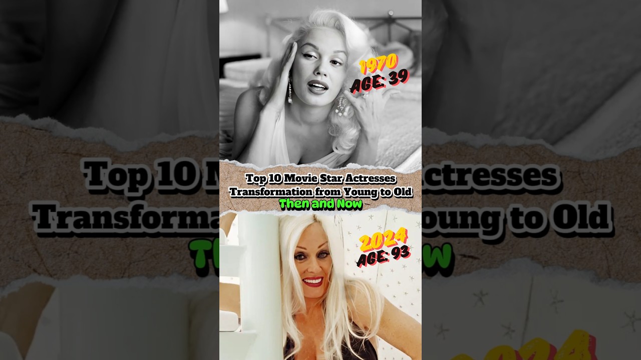 🎬 Top 10 Movie Star Actresses: Transformation from Young to Old  