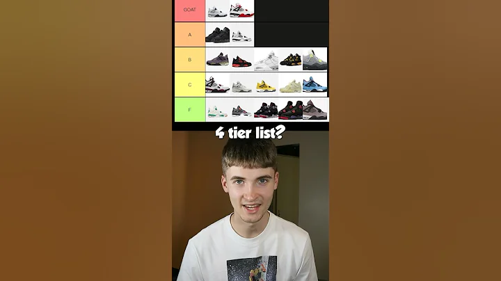 The Best Jordan 4 Tier List #shorts #jordan4 #jordan4s