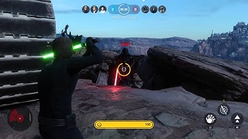 Star Wars Battlefront - Luke Skywalker vs Darth Vader