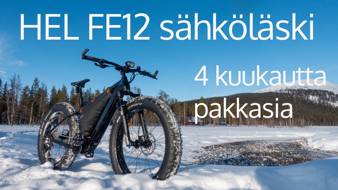 Helkama HEL FE12 sähkö-fatbike talvikokemuksia