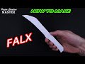 How to make a knife out of paper. Origami falx