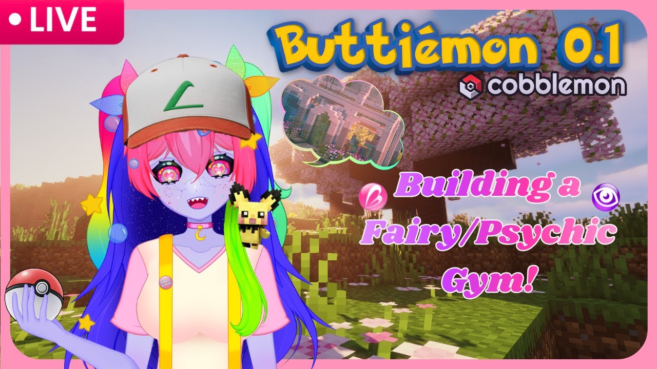 【MINECRAFT】 Buttiemon 0.1 | Community Cobblemon - Building a Fairy ...