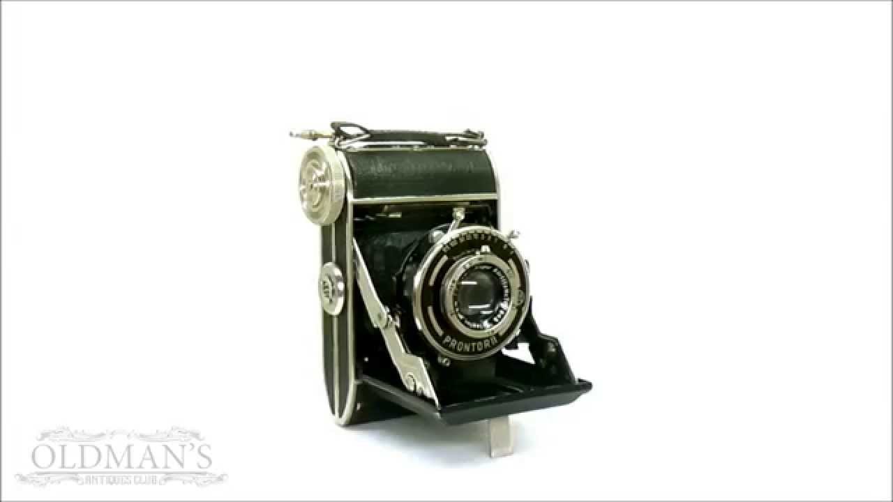 Die Balda Rigona 127-er Rollfilm im Format 3 X 4 cm film folding camera 1936 Video Museum