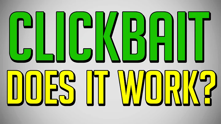 Does Clickbait Work? - Operation CLICKBAIT Results