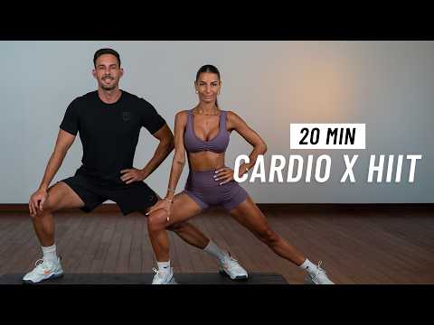 20 MIN CARDIO HIIT WORKOUT - Full Body, No Equipment, No Repeats