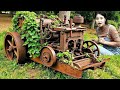 Amazing Restoration Of Rusty Hammer Drill By Young Girl ,Electric Breaker !