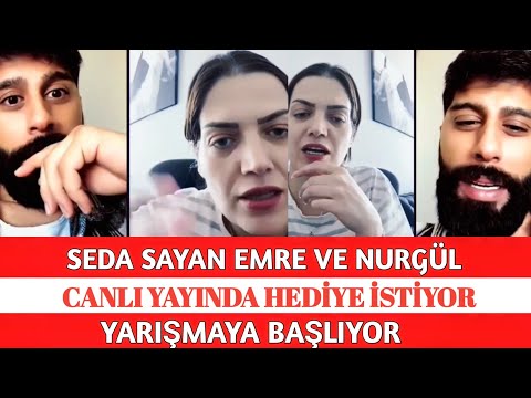 SEDA SAYAN EMRE VE NURGÜL CANLI YAYINDA HEDİYE İSTİYOR YARIŞMAYA BAŞLIYOR ESRA EROL'DA SİBELCAN