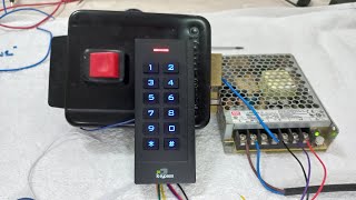 Access Controller Bağlantısı Keyp Şifreli Manyetik Anahtarlık Okuyuculu Kapı Geçiş Sistemi