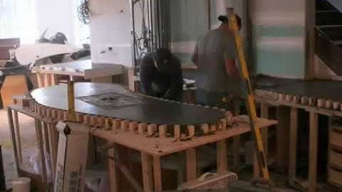 Cast-In-Place Countertop