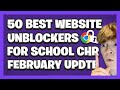 50 BEST WEBSITE UNBLOCKERS For School Chromebook! image
