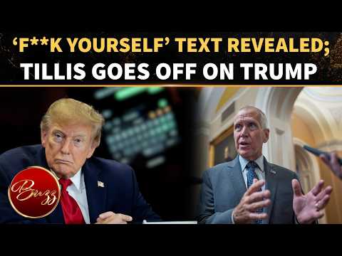 Thom Tillis’ SECRET Trump Texts Exposed; ‘F**k Yourself’ Bombshell Rocks GOP Feud