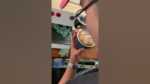 Latte Art Dragon #shorts