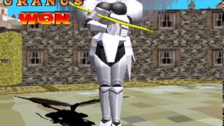 #585 Battle Arena Toshinden 2 (ARC) Bosses (2/2): Uranus playthrough.