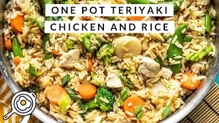 One Pot Teriyaki Chicken and Rice