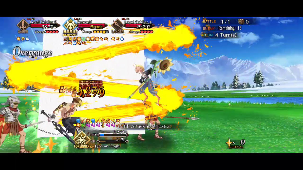 FGO NA - [Ordeal Call] Legendary Water Source (Van Gogh solo)