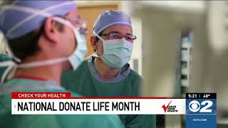 Check Your Health Dontate Life Month