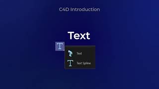 C4D - Understanding Text Object & Text Spline