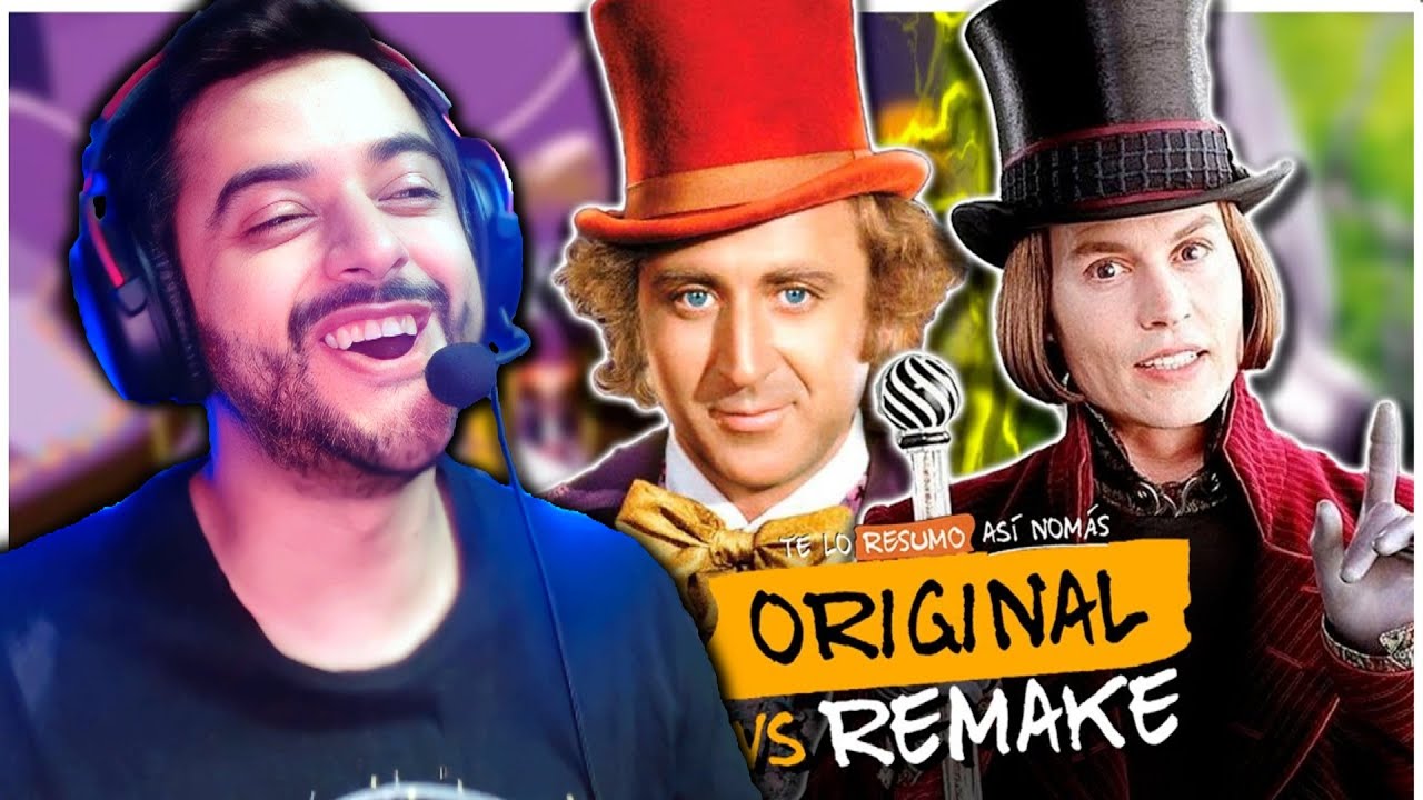 TE LO RESUMO!! WILLY WONKA Y LA FABRICA DE CHOCOLATES  1971 VS 2005!! REACCION!!