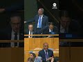 Benjamin Netanyahu addresses U.N., some delegates walk out