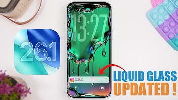 iOS 26.1 Beta 4 - Say Goodbye To LIQUID GLASS !