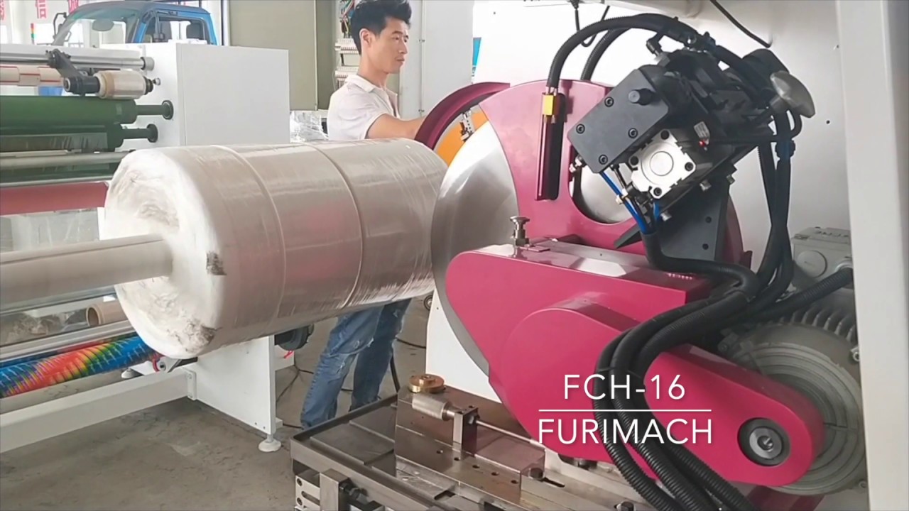 FCH-16 Meltblown Nonwoven Fabric Log Roll Slitting Machine