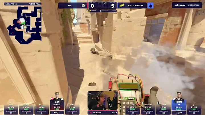 m0NESY 1v5 CLUTCH vs NAVI  | BLAST World Final 2023