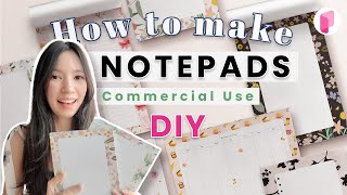 DIY Notepad Tutorial  How to make Notepads to Sell