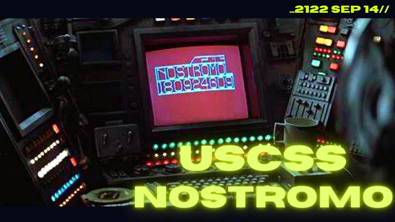 USCSS NOSTROMO DECK CONTROLS | SPACE CABIN SOUNDS | Sci-fi computer ...