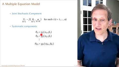 17. Multiple Equation Models