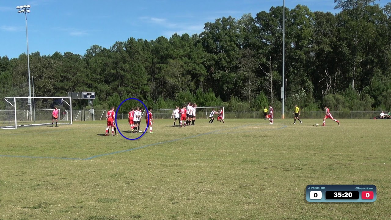 JIYSC U17 2002 Boys Red at Cherokee Impact SC 02B Elite