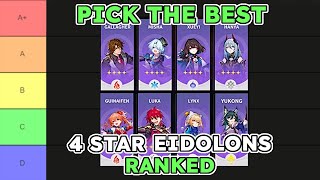Get The BEST Eidolons! | 4 Star Selector TIER LIST | Honkai Star Rail (2.1)