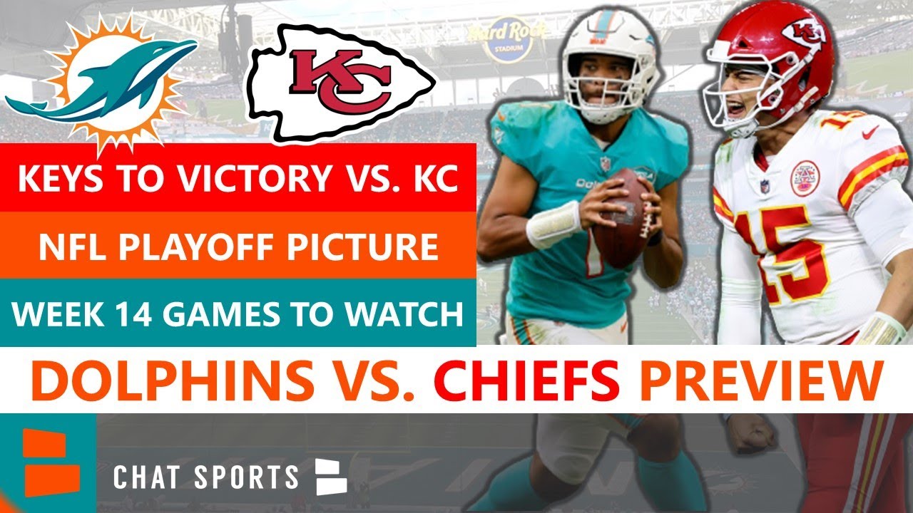 Miami Dolphins vs Chiefs Preview, NFL Playoff Picture, AFC Standings