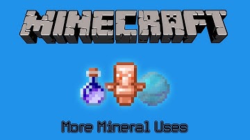 More Mineral Uses in Minecraft - Minecraft Datapack
