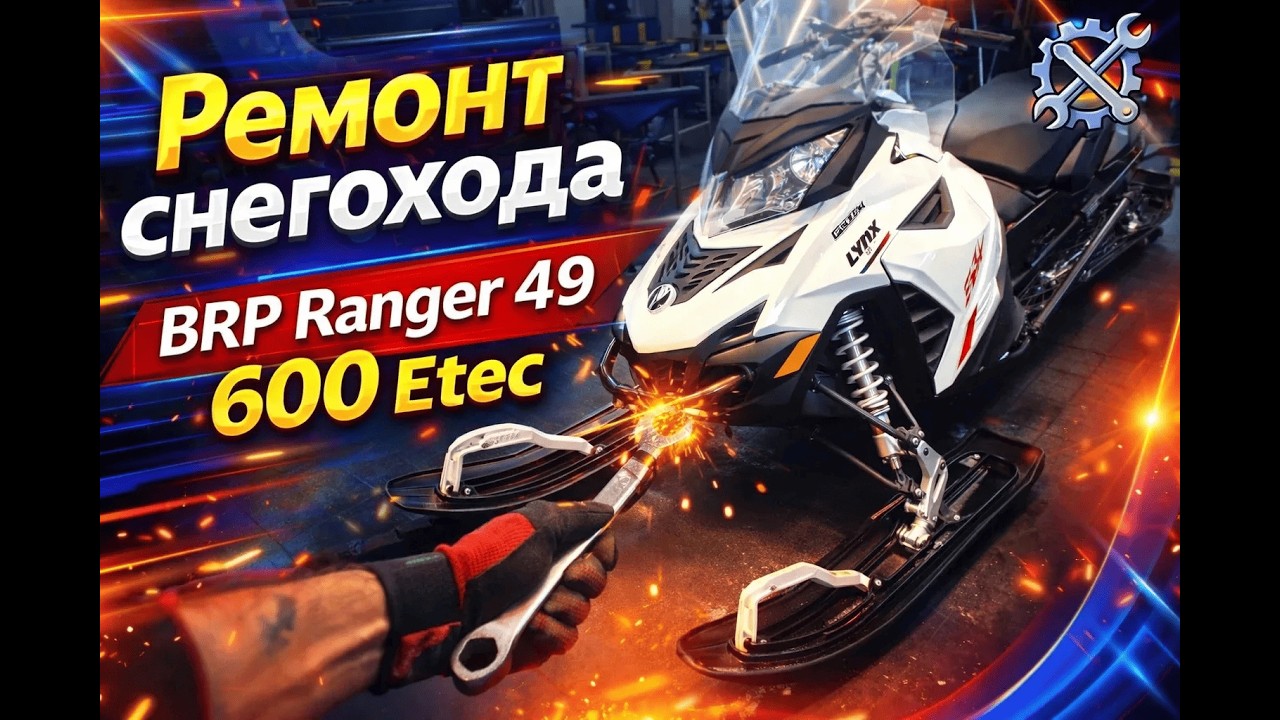 Ремонт снегохода BRP Renger 49 600 Etec