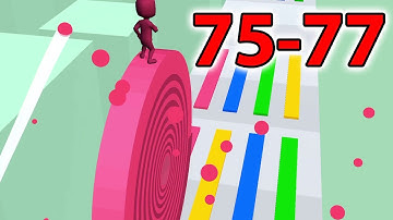 Layers Roll - Level  75-77  - Gameplay Walkthrough - All Level (iOS, Android)