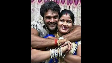 Khesari Lal Yadav His Wife Chanda Devi Lifestyle Shots 