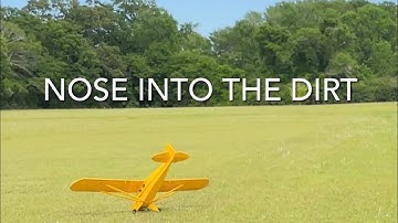 HobbyKing / Dancing Wings Scale J-3 Piper Cub 1800mm Rc Airplane - Rough Landing