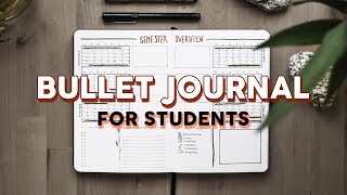 Bullet Journaling for STUDENTS ♡ BACK TO SCHOOL spreads for University 🌷