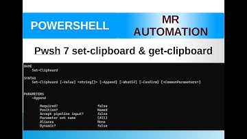 PowerShell S1E31 (Clipboard)